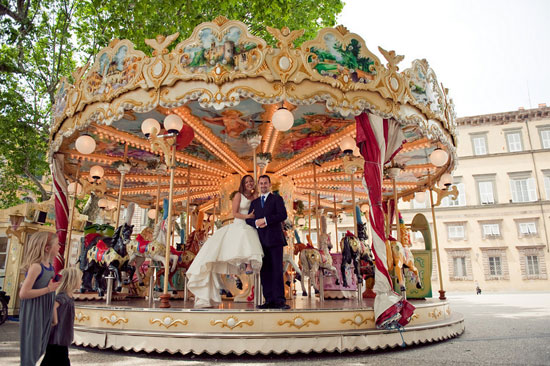 Massachusetts Couple's Romantic Tuscan Wedding