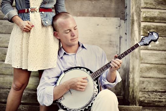 Rustic Americana Wedding Inspiration with Cherries & Red