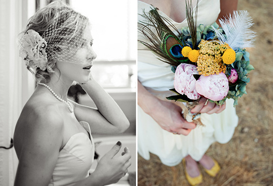 Intimate Homespun Wedding: Artist Couple's Vintage Celebration
