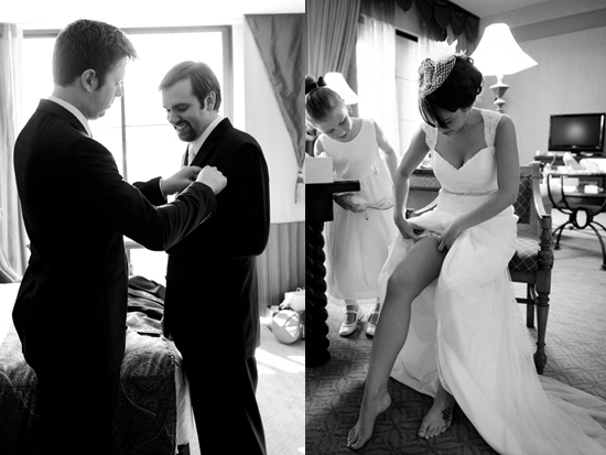 Loews Lake Las Vegas Vintage Wedding: Tiffany and James