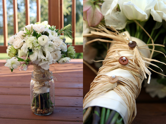 Succulent Wedding Bouquets: Amy and Seth's Style