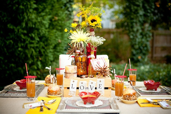 Rustic Fall Engagement Party Ideas & Decor