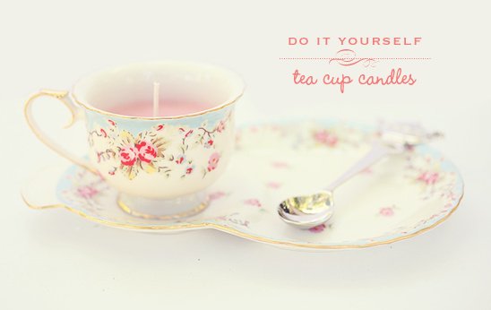 DIY Teacup Candles: A Charming & Easy Wedding Favor Project