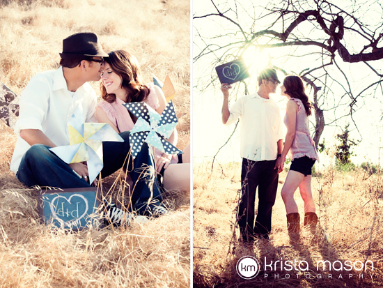San Diego Engagement Photoshoot: Sweet DIY Decor