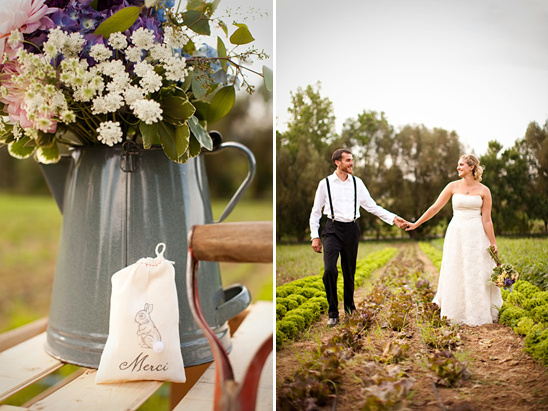 Rustic Peter Rabbit Garden Wedding at Cure Organic Farm