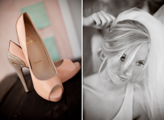 Elegant Peach Santa Barbara Wedding: Classic Vintage Charm