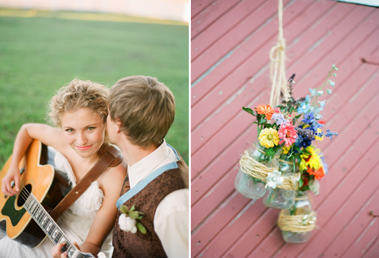 Michigan Country Wedding Inspiration: Horses, Flowers & Handmade Dress
