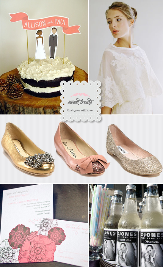 Wedding Treats & Inspiration: Dresses, Shoes, Invites & More!