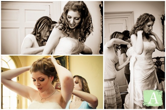 Elegant Bride Getting Ready for Her Wedding Day