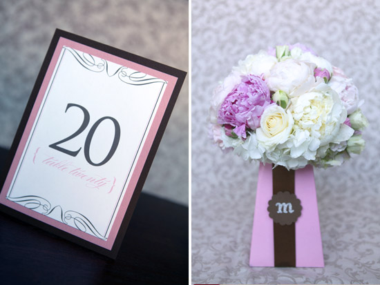 Elegant Pink and Brown Wedding with Stunning Floral Designs