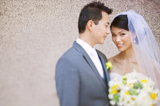Spring Wedding Inspiration: Yellow and Gray at Pasadena City Hall