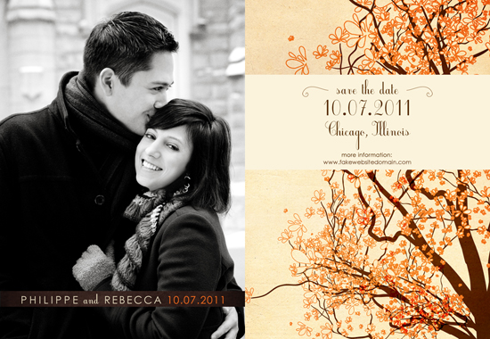Discover Rebecca & Philippe's Chicago Save the Date Inspiration