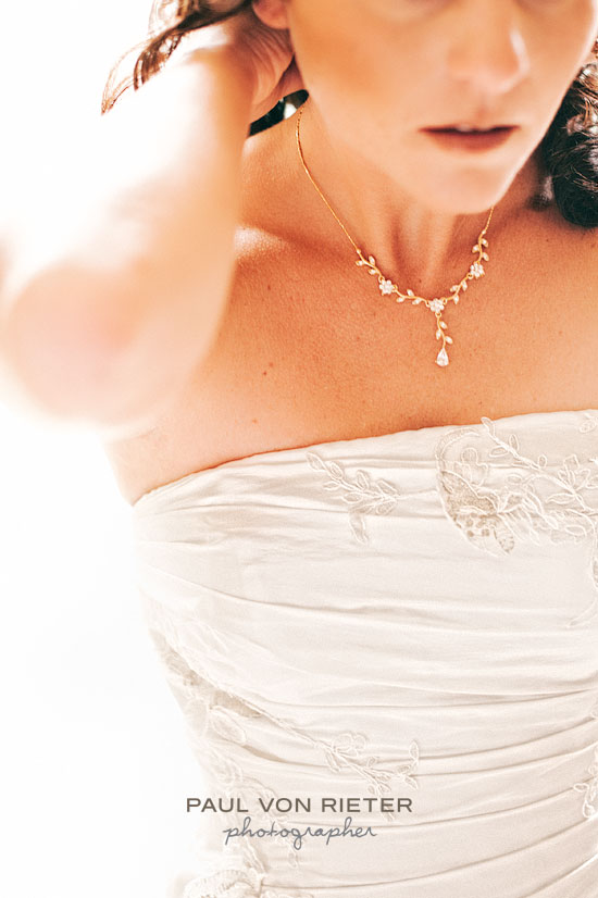 Napa Valley Intimate Wedding: Bride in Stunning Dress