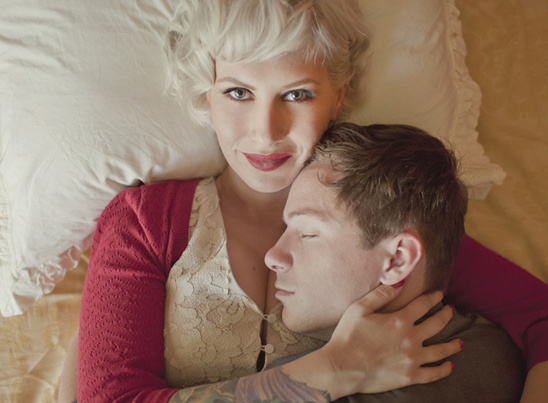 Amelie Inspired Engagement Session: Romantic Vintage Photoshoot