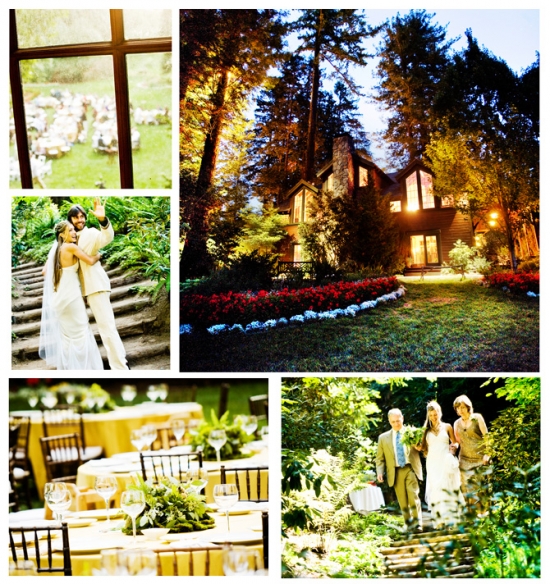 Nestldown Wedding: Santa Cruz Mountains Venue with Andrew Weeks Photos