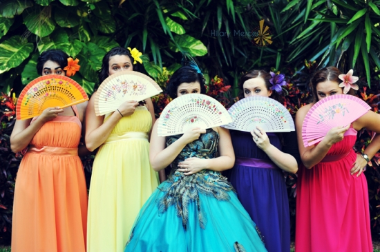 Peacock-Themed Wedding: Photos of a Stylish Celebration in Florida