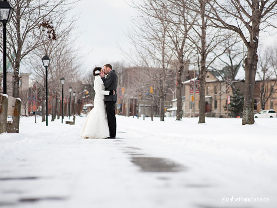 Winter Wedding Portraits: Rhonda and Anthony's Snowy Celebration