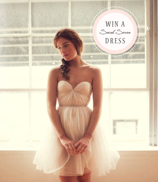 Win a Dreamy Sarah Seven Love Story Dress! Birthday Giveaway
