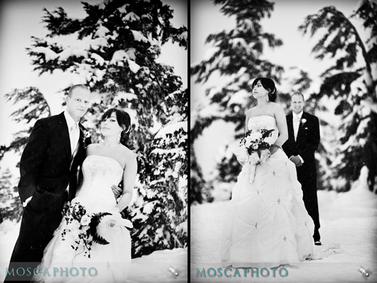 Gorgeous Bride in Snow: Memorable Wedding Photos at Timberline Lodge