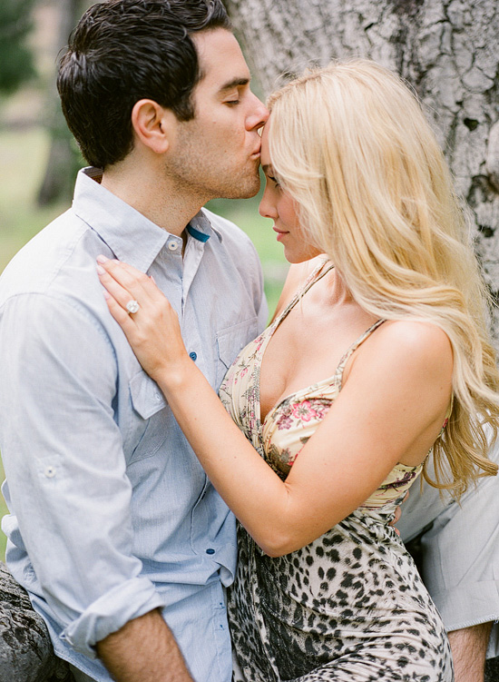 Adorable Engagement Kiss of Ashley and Franco