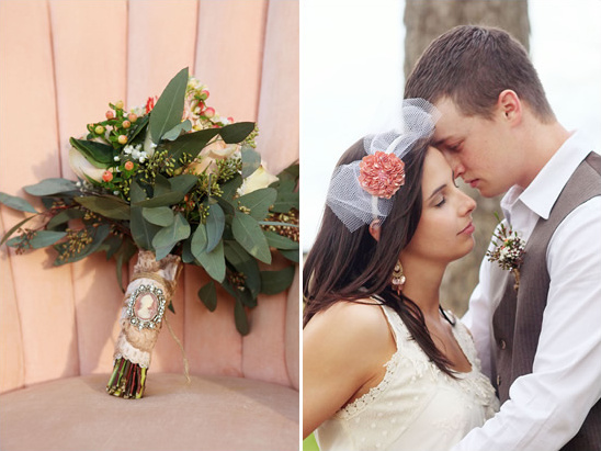 Southern Charm: Peach Hues & Florals Photography by Sarah E. Evans