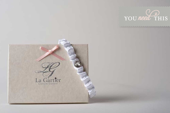 Elegant La Gartier Wedding Garters: Handmade Bridal Lingerie