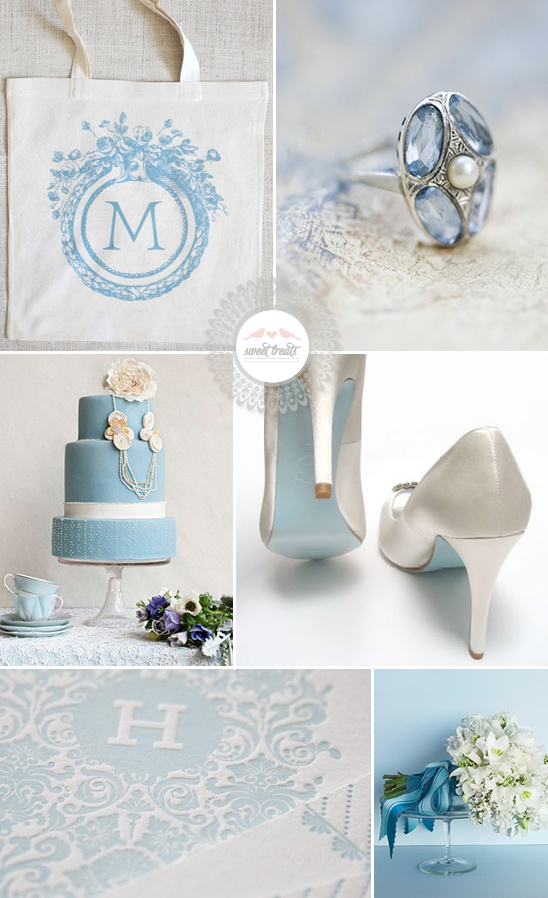 Sweet Treats: Blue Wedding Inspiration, DIYs, and Budget Decor Ideas