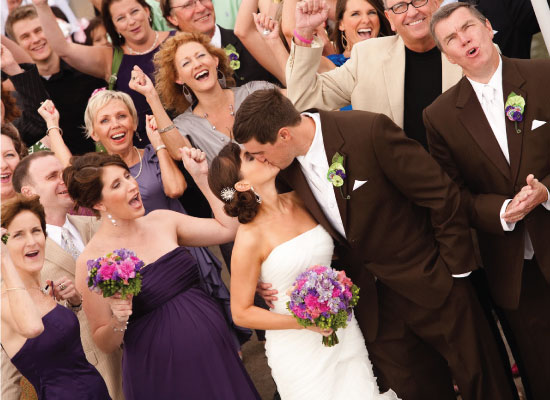 Romantic Savannah Wedding with Vibrant Flowers