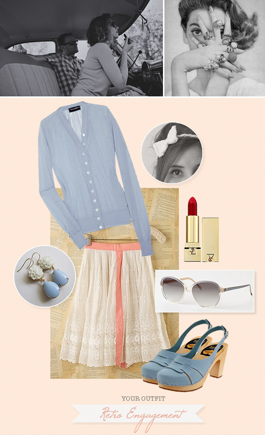 Retro Engagement Outfit Ideas: Stylish His & Hers Inspiration