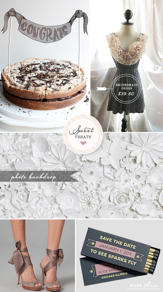 Sweet Treats & Wedding Inspiration: Dresses, Decor & DIY Ideas