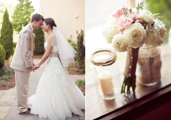 Shabby Chic Atlanta Wedding: Abbie & Matt's Burlap & Bunting Affair