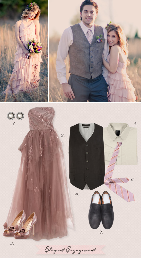 Elegant Engagement Outfit Idea Inspired by Joey Kennedy Photography