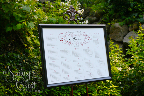 Elegant Wedding Seating Charts: A Stylish Alternative to Placecards