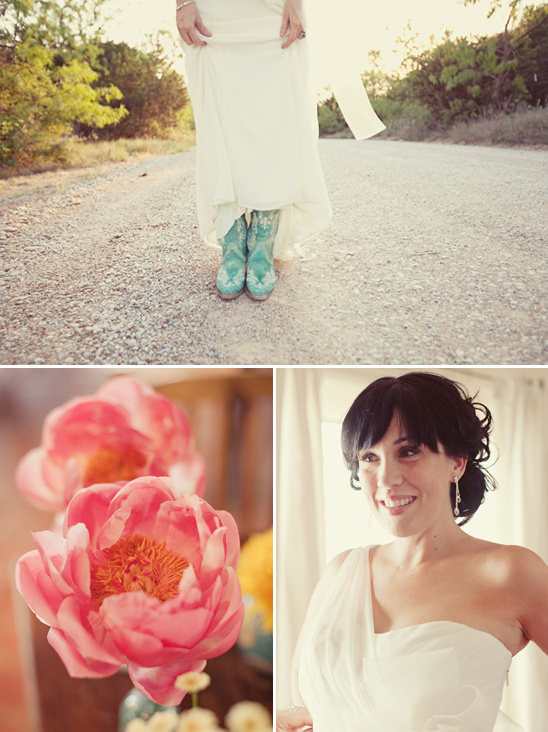 Vintage Texas Wedding with Grilled Cheese and Thoughtful Touches