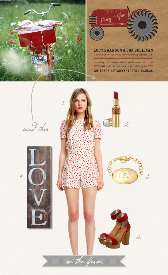 Rustic Farm Wedding Inspiration: Style Guide & Invitations