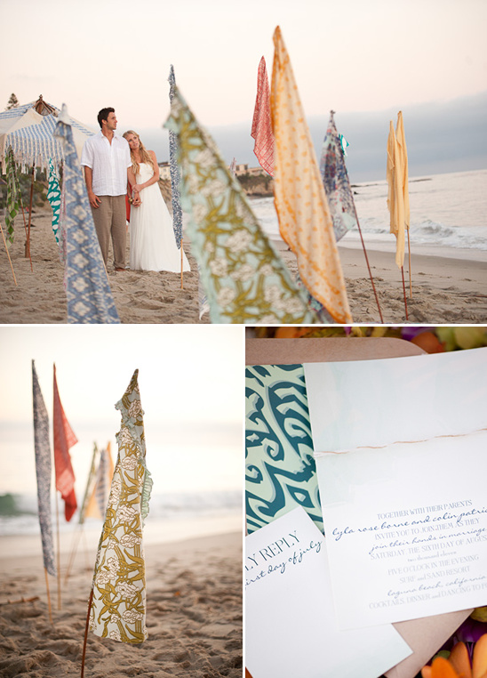 Beach Wedding Inspiration: Ethnic Chic in Laguna Beach