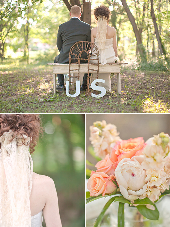 Late Summer Wedding Inspiration: Soft Blues & Peaches