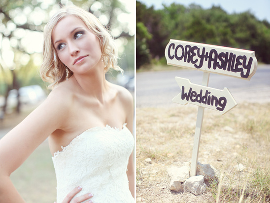 Texas Wedding: Ashley & Corey's Green & Black Celebration