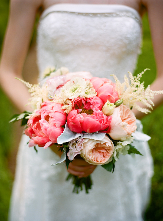 Stunning Peony Wedding Bouquet by Juli Vaughn Designs