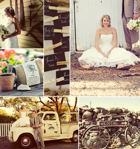 Shabby Chic Wedding Inspiration: Sonoma's Beltane Ranch Charm