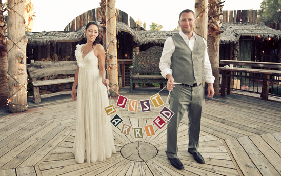 Arizona Wedding with Stunning Paper Bouquets