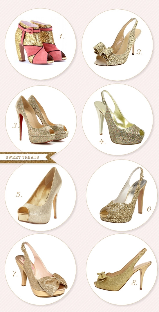 Sparkly Shoes & Wedding Inspiration: Glitter, Dresses, & DIY Projects!