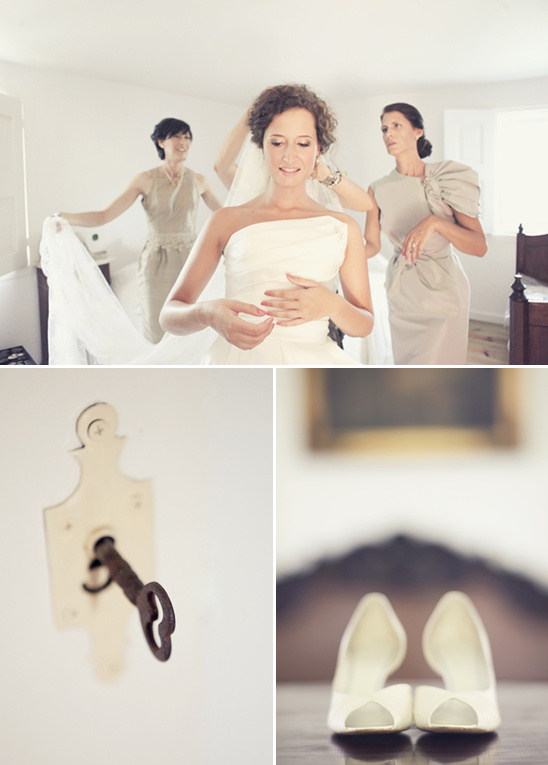 Vintage Chic Portugal Wedding with Family Heirlooms and Dancing