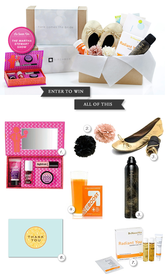 Win a Bridal Birchbox with Beauty Products and a 3-Month Subscription!