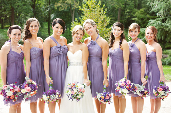 Elegant Purple Wedding: Inspiration from a Pennsylvania Garden Ceremony