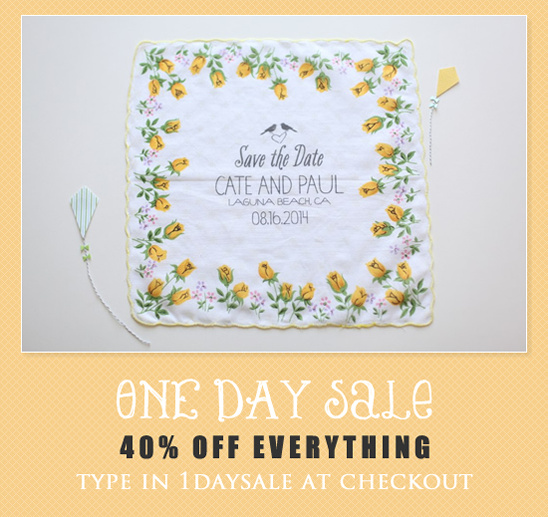 Wedding Chicks One Day Sale: Save on totes, save the dates & bridal wear!