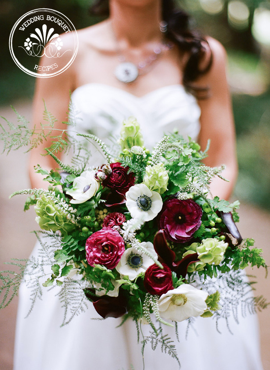 Stunning Woodsy Anemone Bouquet Recipe by Lani Elizabeth