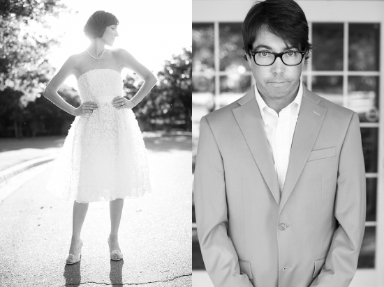 New Mexico Backyard Garden Wedding: Romantic Portraits of a Couple