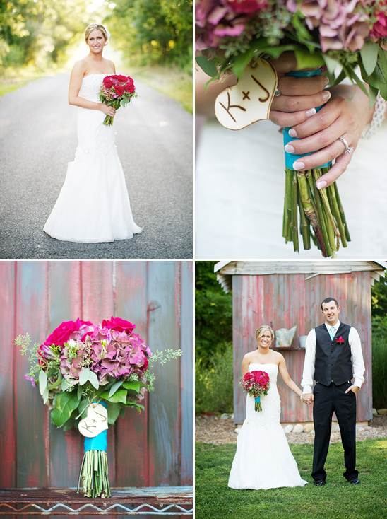 Pink and Teal Wedding: Vibrant Inspiration in Southwest Michigan