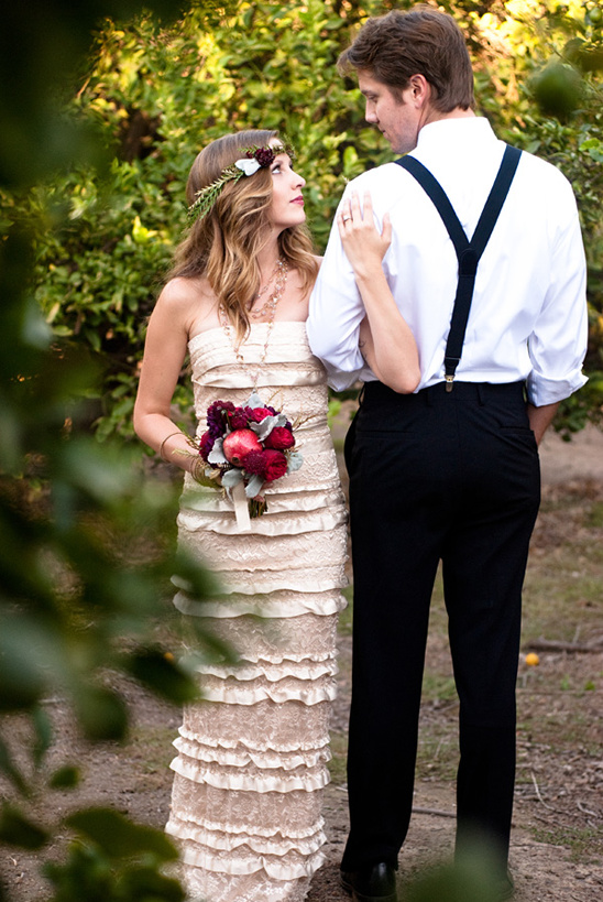 Rustic Fall Wedding Inspiration: Pomegranate, Fig & Pistachio Delight!